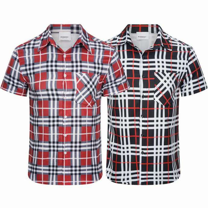Picture of Burberry Shirt Short _SKUBurberryShirtSSm-3xlmyt0322123